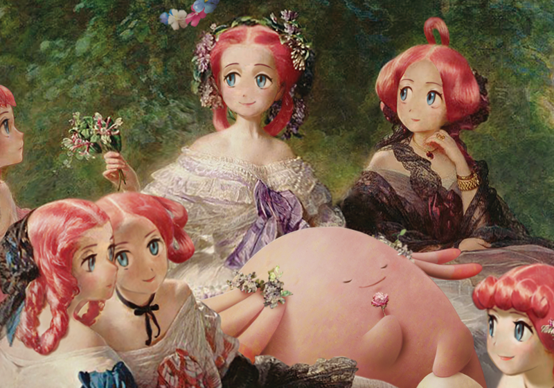 The Empress Joy Surrounded by her Ladies in Waiting