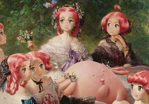 The Empress Joy Surrounded by her Ladies in Waiting